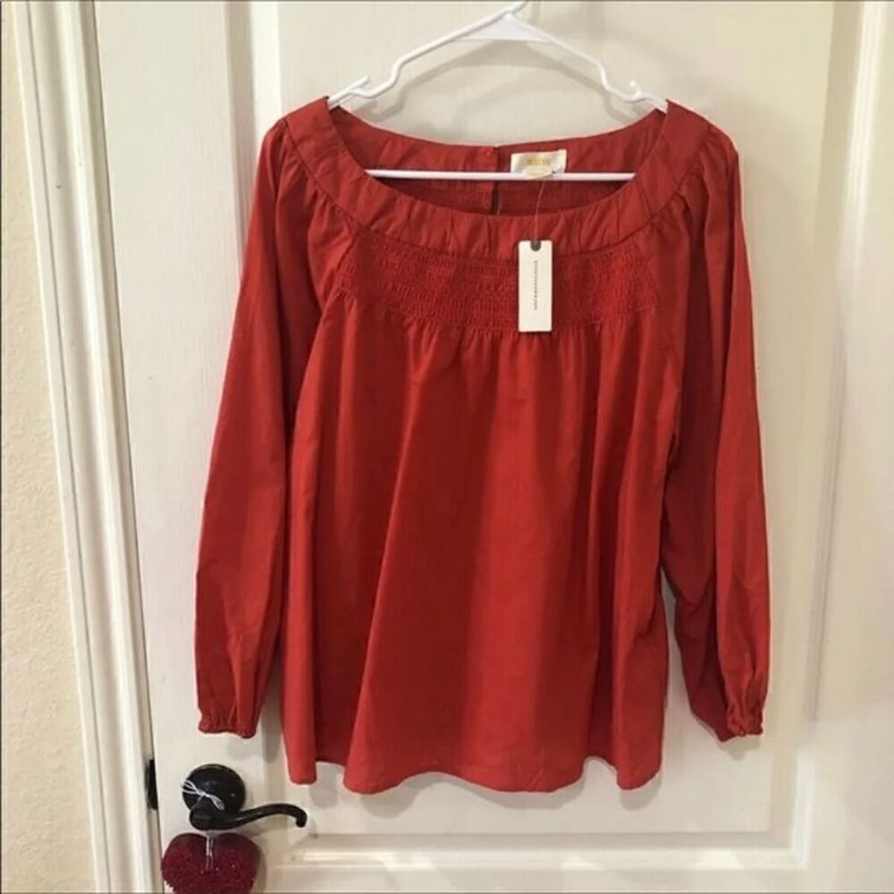 NWT Anthropologie Pullover Blouse by Maeve Size Smal